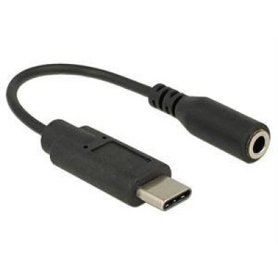 DeLOCK 65842 mobile phone cable Black 0.14 m USB C 3.5mm - DeLOCK