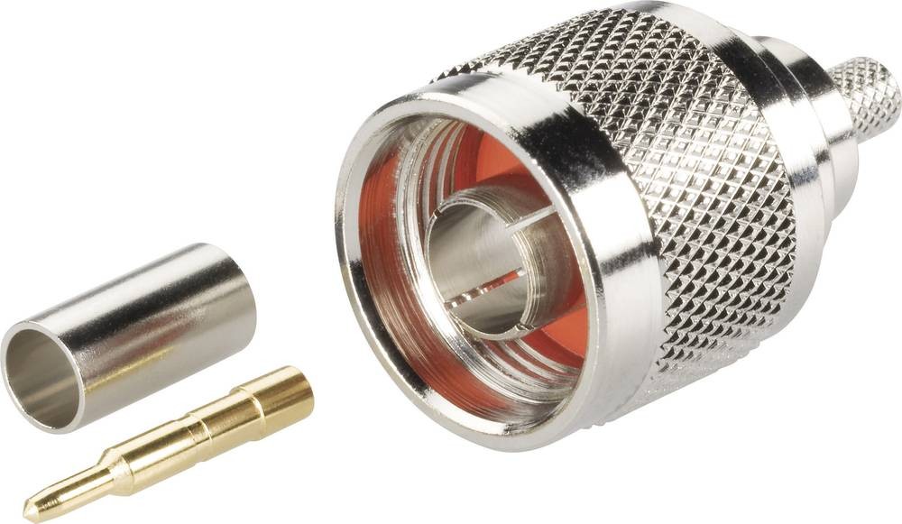 BKL Electronic 0404002 0404002 N-Steckverbinder Stecker, gerade 50