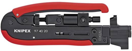 Knipex 97 40 20 SB Compression Tool For Coax Connectors, Multi-Colour