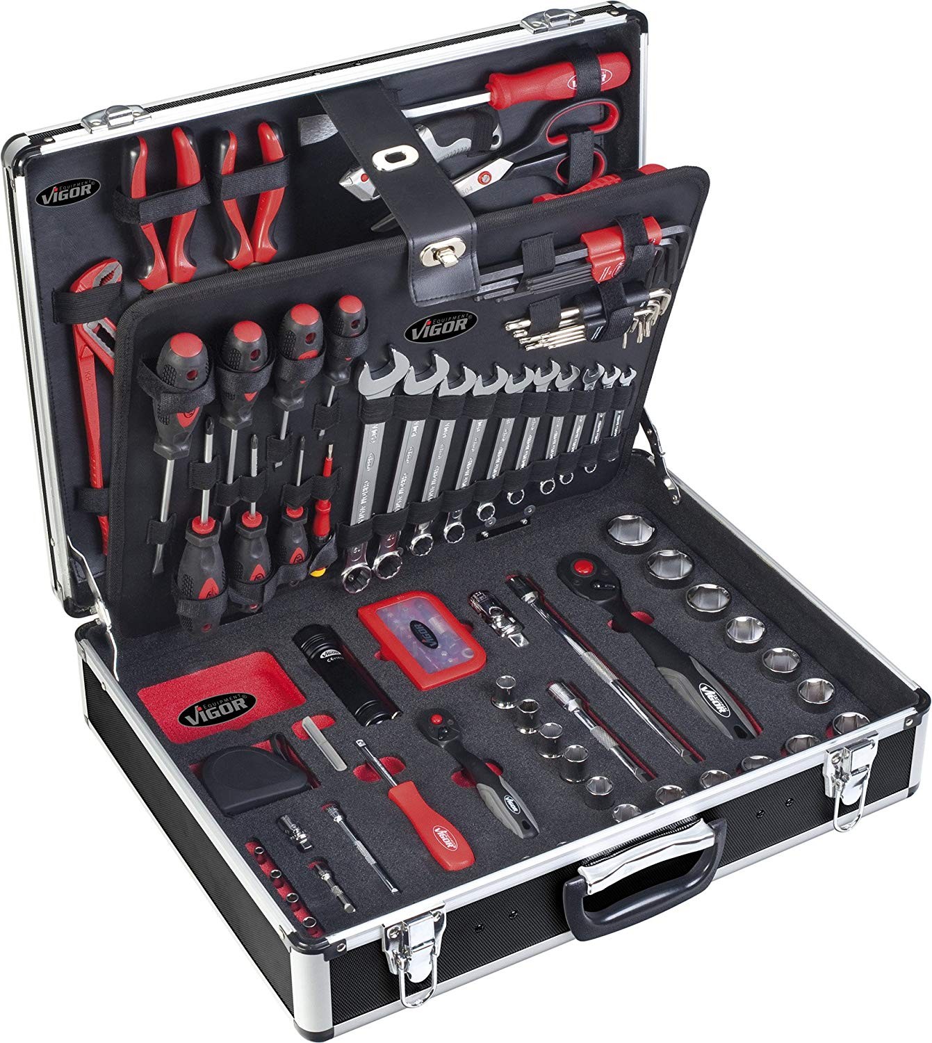 Vigor V2542 tool storage case Black - Vigor V2542, Black, 140 mm, 410