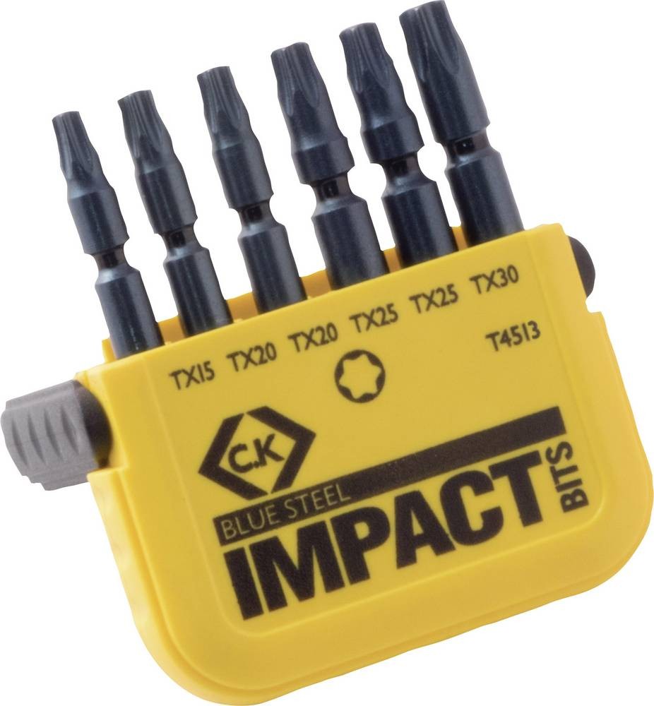 C.K T4513 Bit-Set 6teilig Innen-Sechsrund (TX) Torsion Control