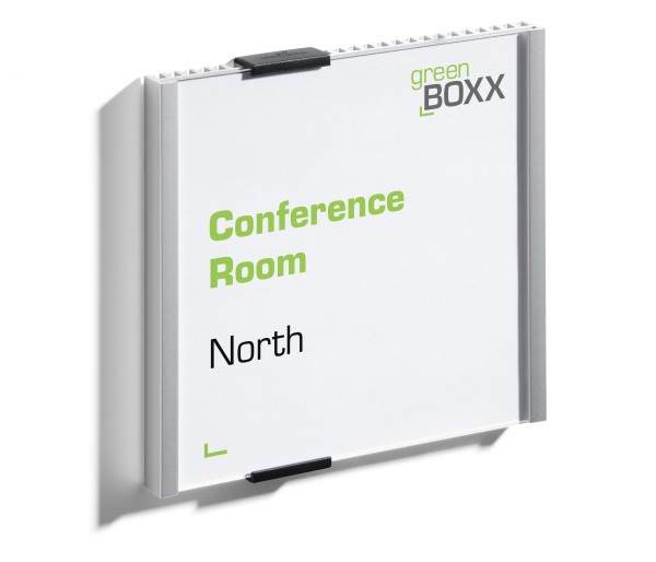 Durable INFO SIGN Sign holder 15 x 15cm Acrylic, Aluminium Silver -