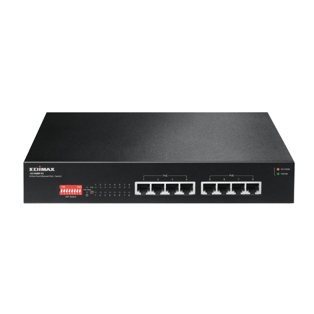 Edimax GS-1008P V2 network switch Gigabit Ethernet (10/100/1000)