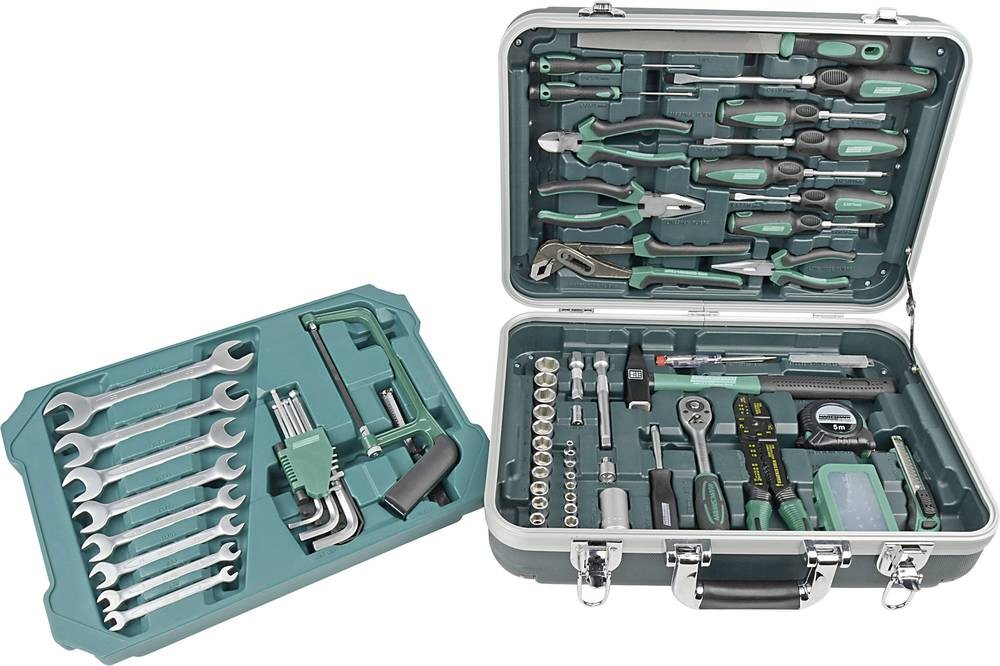 BRÜDER MANNESMANN M29089 tool storage case Aluminium - BRÜDER