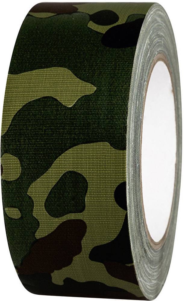 TOOLCRAFT 80B50L25CC 80B50L25CC Gewebeklebeband 80B50L25CC Camouflage
