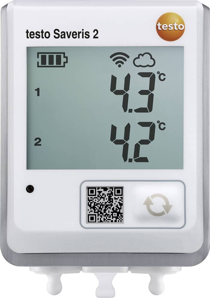 Testo Saveris 2 T2 Temperature Data Logger, Wi-Fi, 2 Input Channel(s)