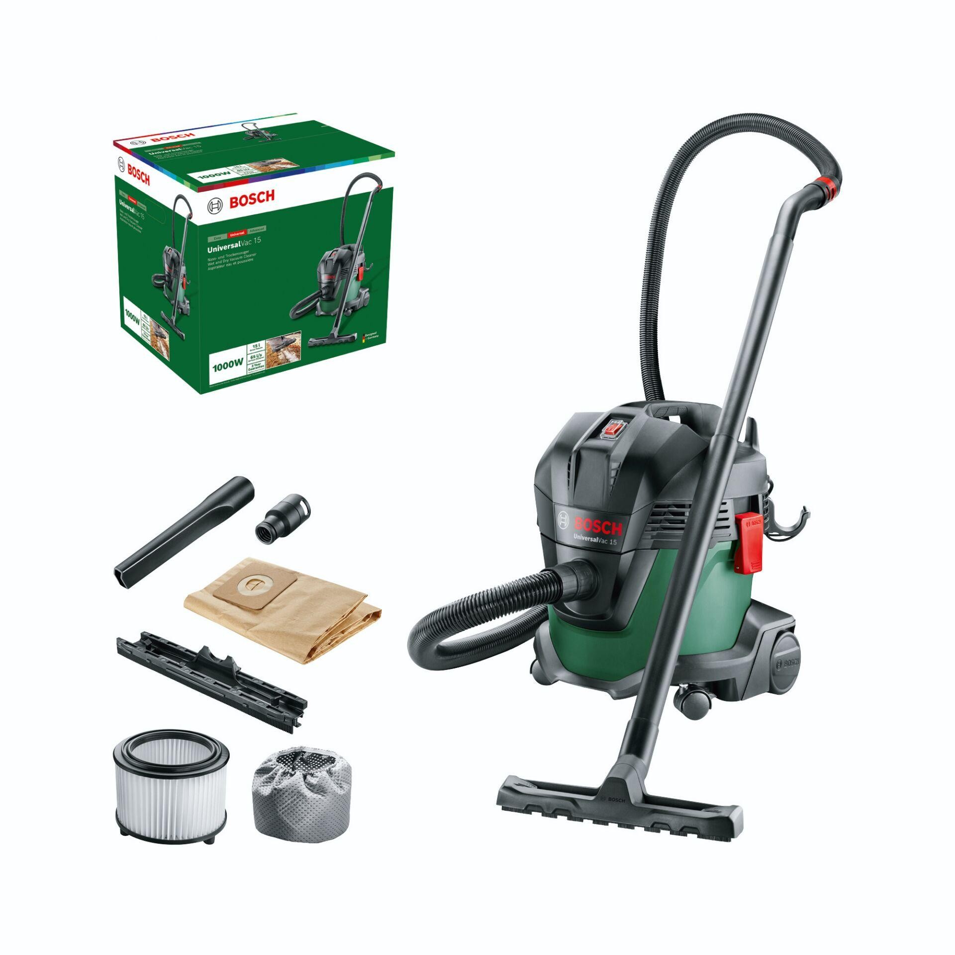 Bosch Home and Garden UniversalVac 15 06033D1100 Nass-/Trockensauger