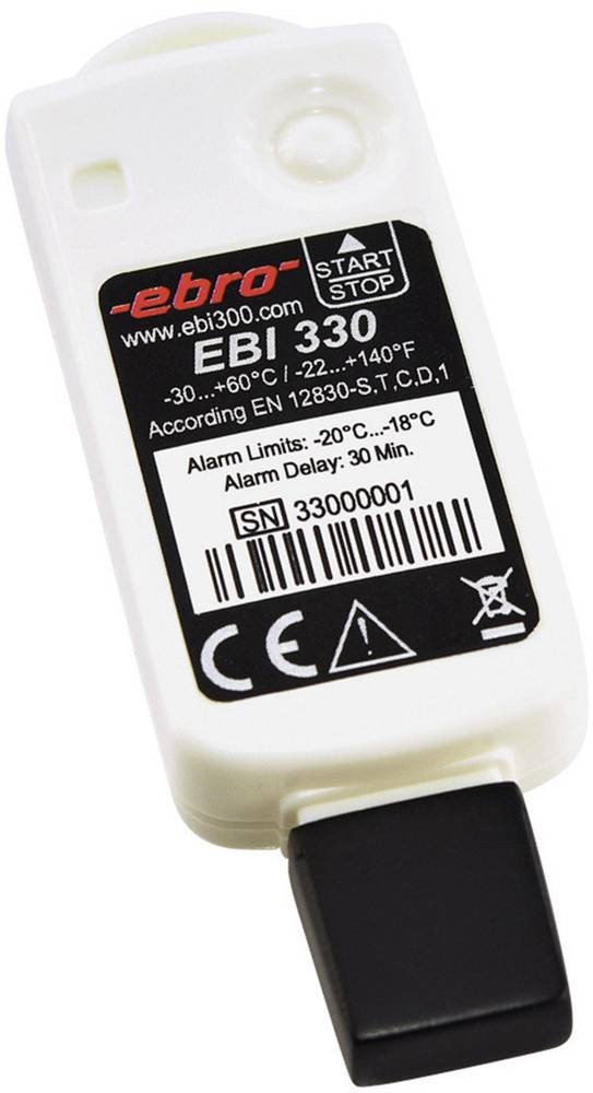 Ebro 1340-6332 EBI 330-T30 Temperatur-Datenlogger Messsize Temperatur