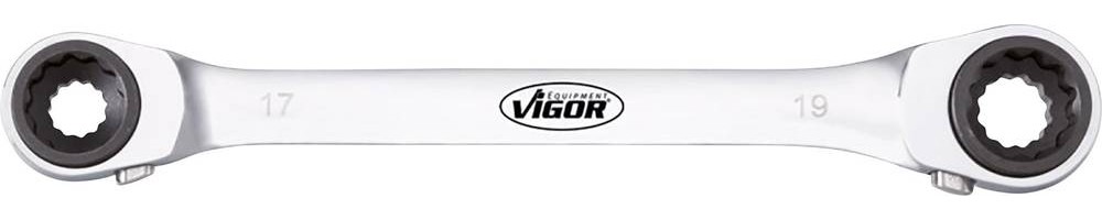 Vigor V2705 double-Ringratschenschlüssel-Satz Schlüsselweite (
