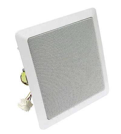 Visaton DL 18/2 SQ - 8 Ohm/100V Deckenlautsprecher 60W 100V Weiß 1St.