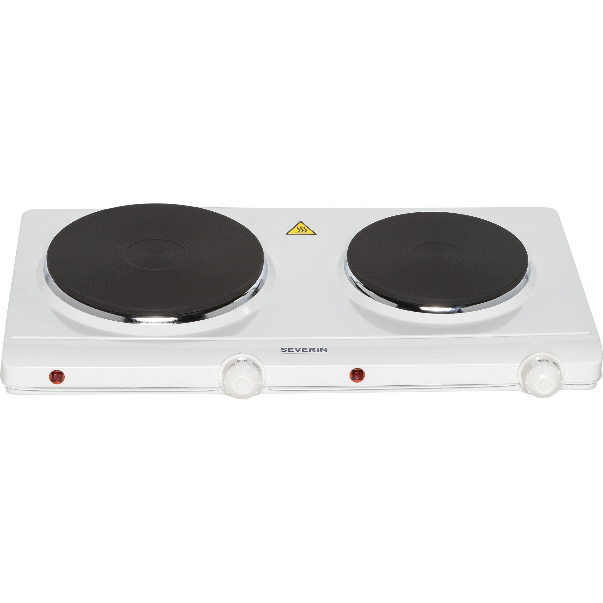 Severin DK 1042 hob White Countertop Sealed plate 2 zone(s) - Severin