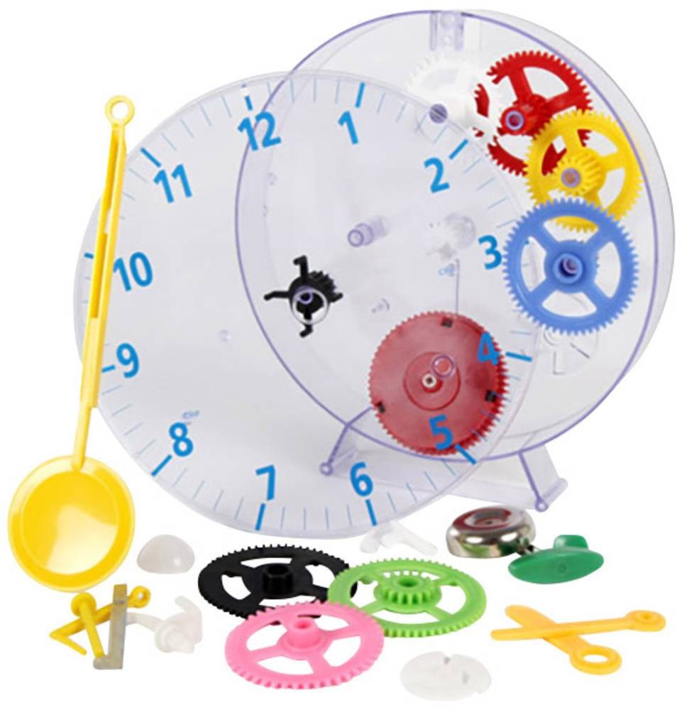 Techno Line Model kids clock Mechanisch wall clock Lernbausatz 20cm x