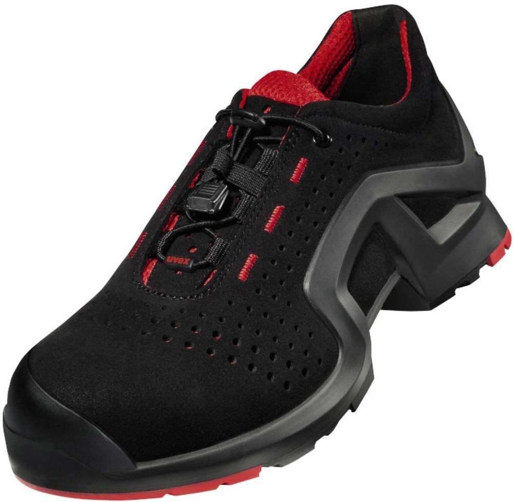 Uvex 1 8519245 safety shoes S1P Schuhtaille (EU): 45 black, Rot 1 pair