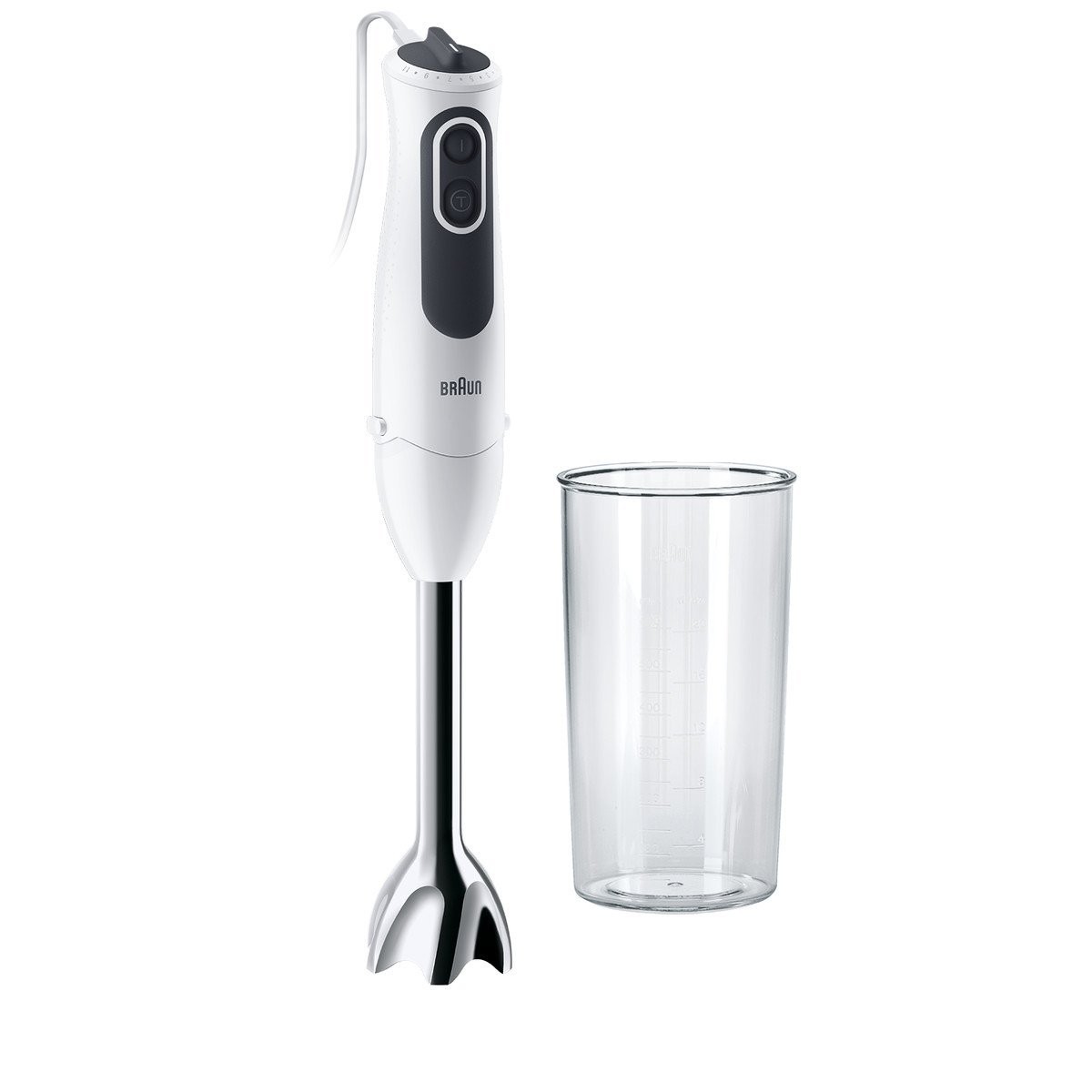 Braun MINIPIMER 3 Vario-Arm Blender MQ3100 Soup white/grey