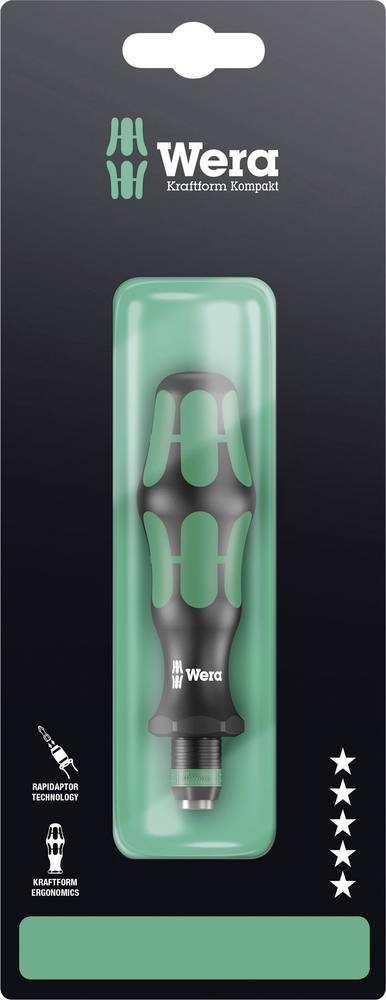 Wera 816 R Werkstatt Bit-Schraubendreher 1/4\ (6.3 mm) DIN 3126, DIN