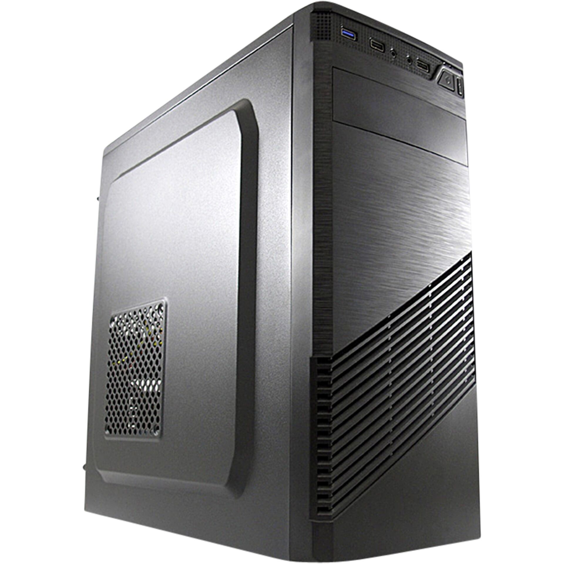 LC-Power 7037B Midi Tower Black - LC-Power 7037B, Midi Tower, PC,