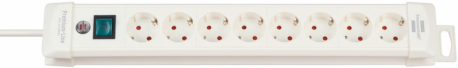 Brennenstuhl 1952280100 power strip with Schalter 8fach white