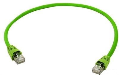 Telegärtner 100008837 RJ45 Patchkabel CAT 6 S/FTP 7.50m Gelb, Grün