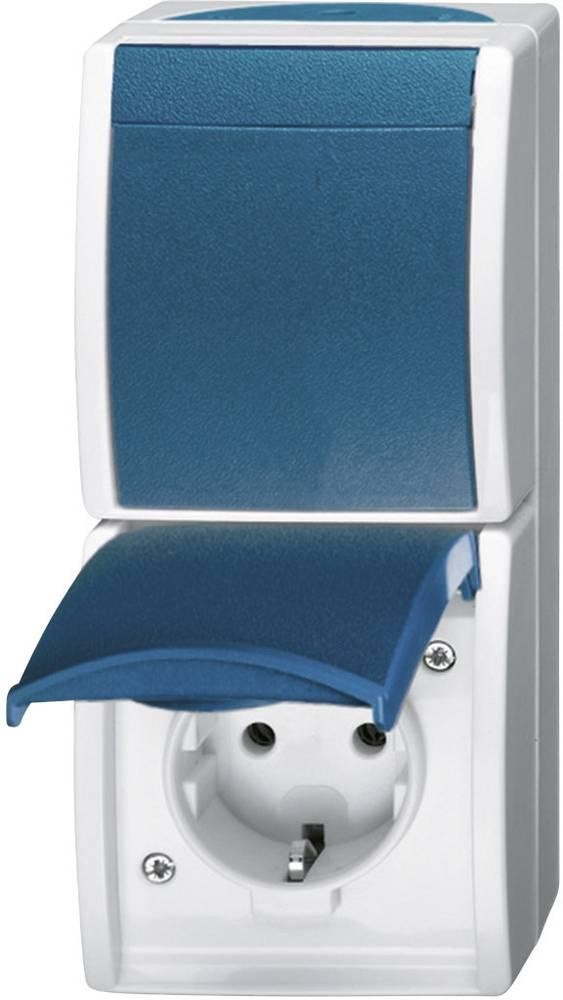 Busch-Jaeger 2601/6/20 EW-53 Blue,White socket-outlet - Busch-Jaeger