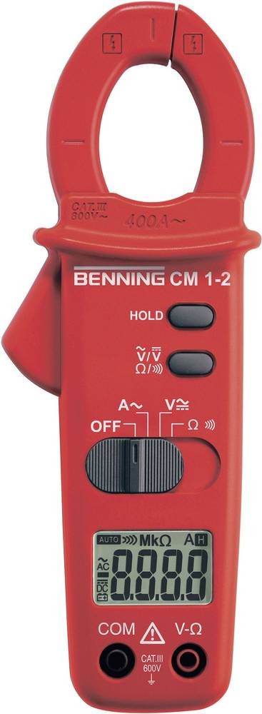 Benning CM 1-2 Stromzange, Hand-Multimeter digital CAT III 600 V