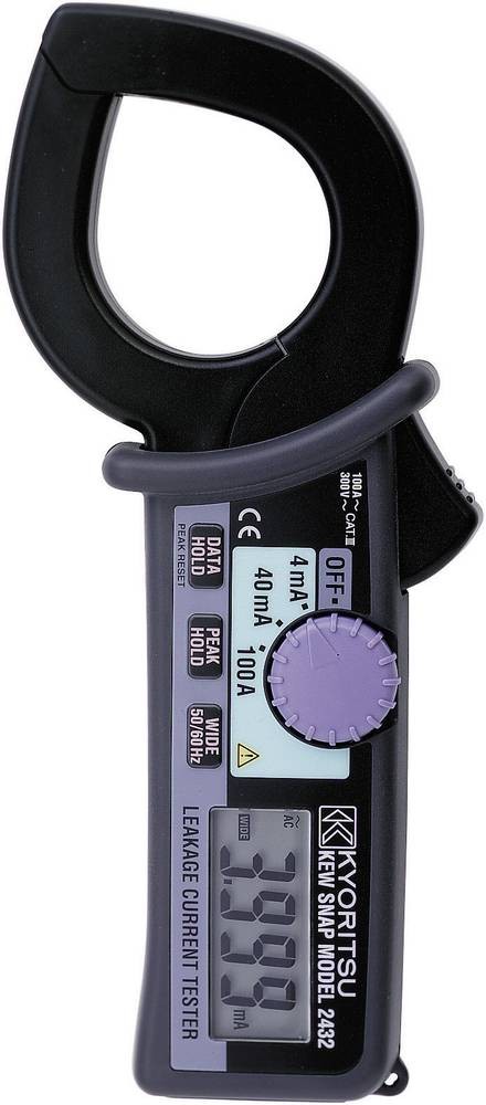 Kyoritsu KEW 2432 Stromzange, Hand-Multimeter digital CAT III 300V