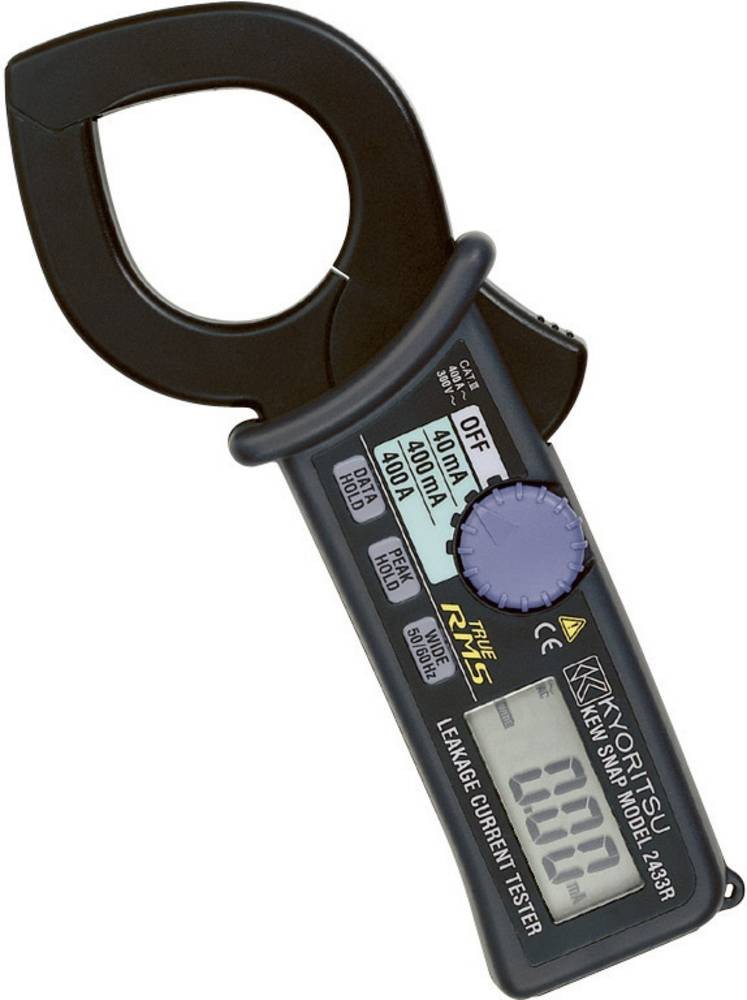 Kyoritsu KEW 2433R Stromzange, Hand-Multimeter digital CAT III 300V