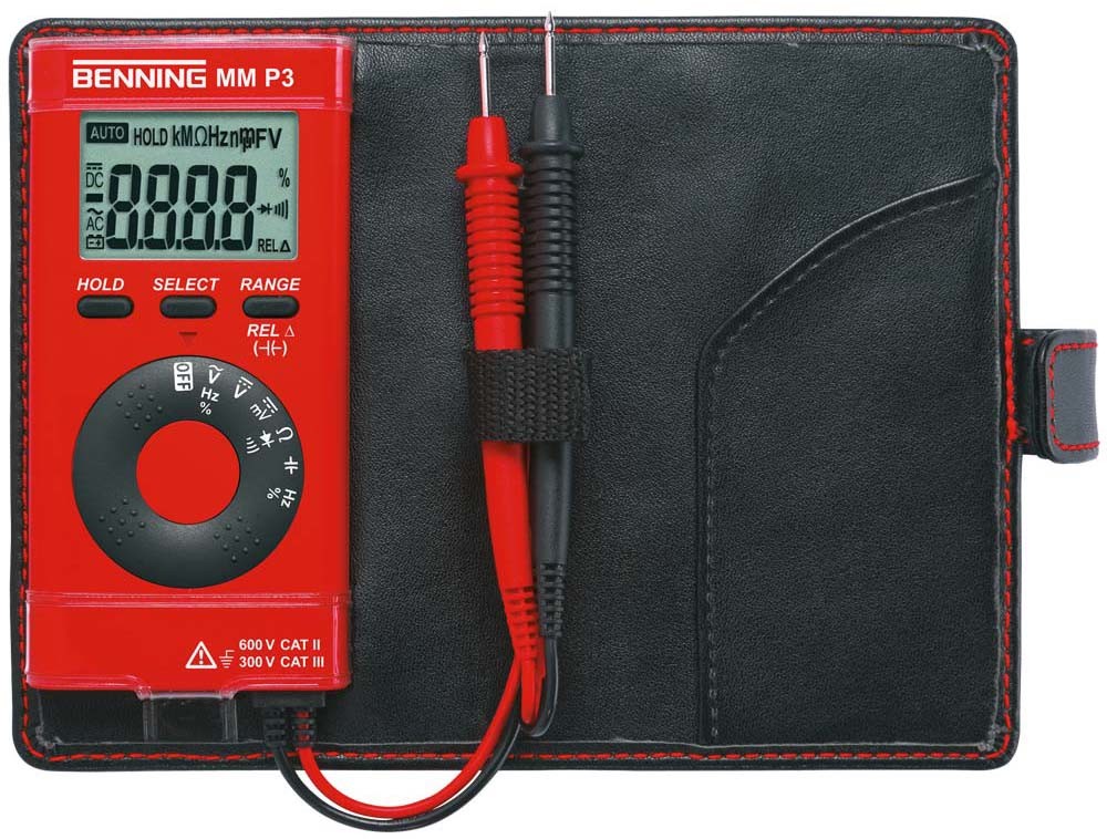 Benning MM P3 Hand-Multimeter digital CAT II 600 V, CAT III 300 V