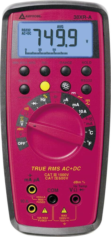 Beha Amprobe 38XR-A-D Hand-Multimeter digital CAT III 1000 V, CAT IV