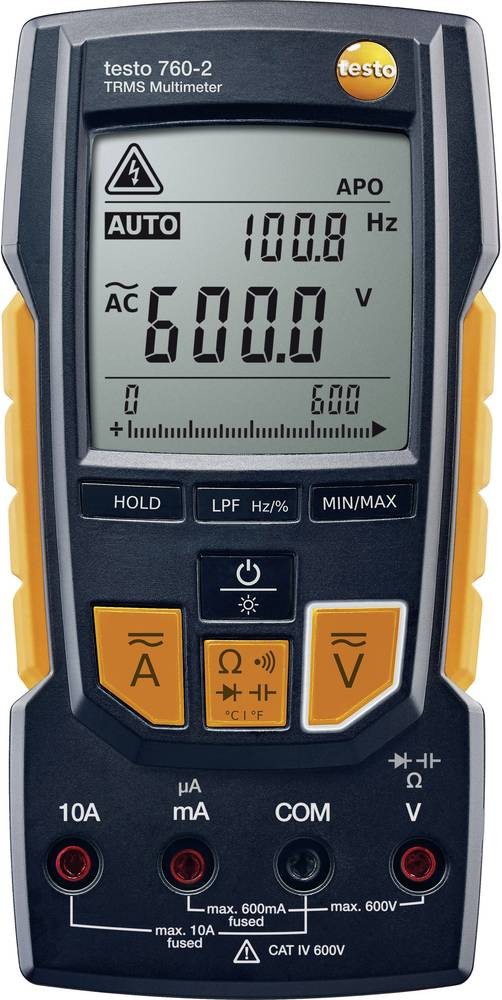 testo 760-2 Hand-Multimeter digital CAT III 1000 V, CAT IV 600 V