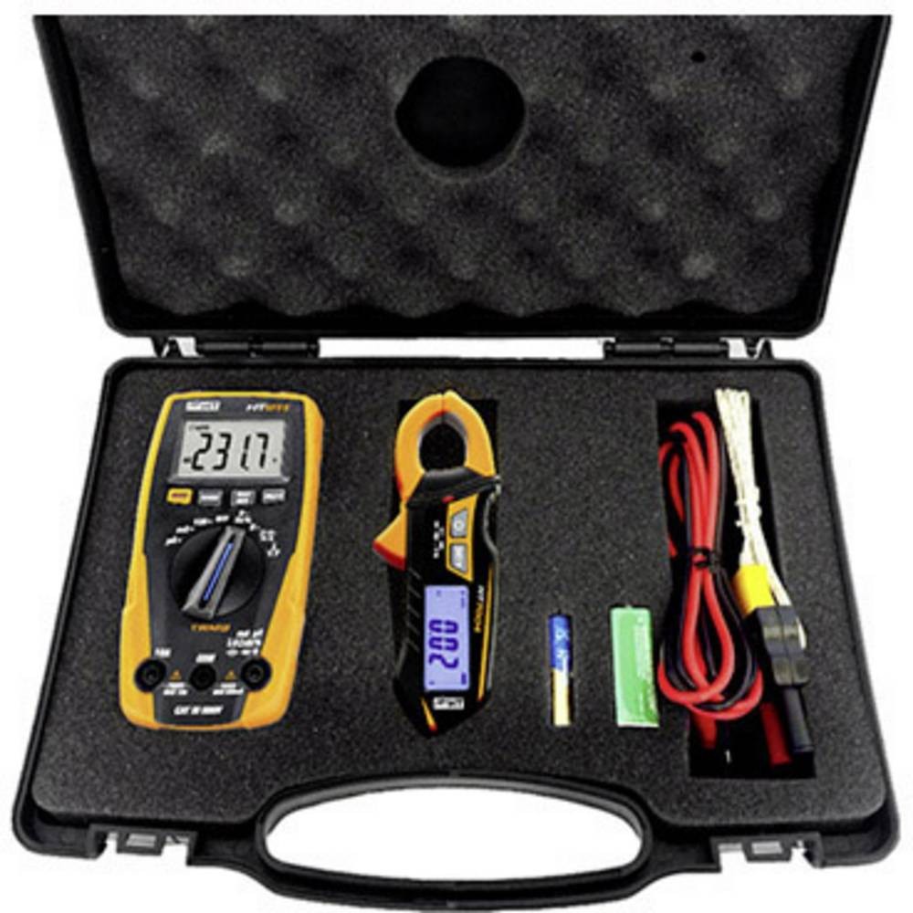 HT Instruments e-KIT Hand-Multimeter, Stromzange digital CAT III 600V