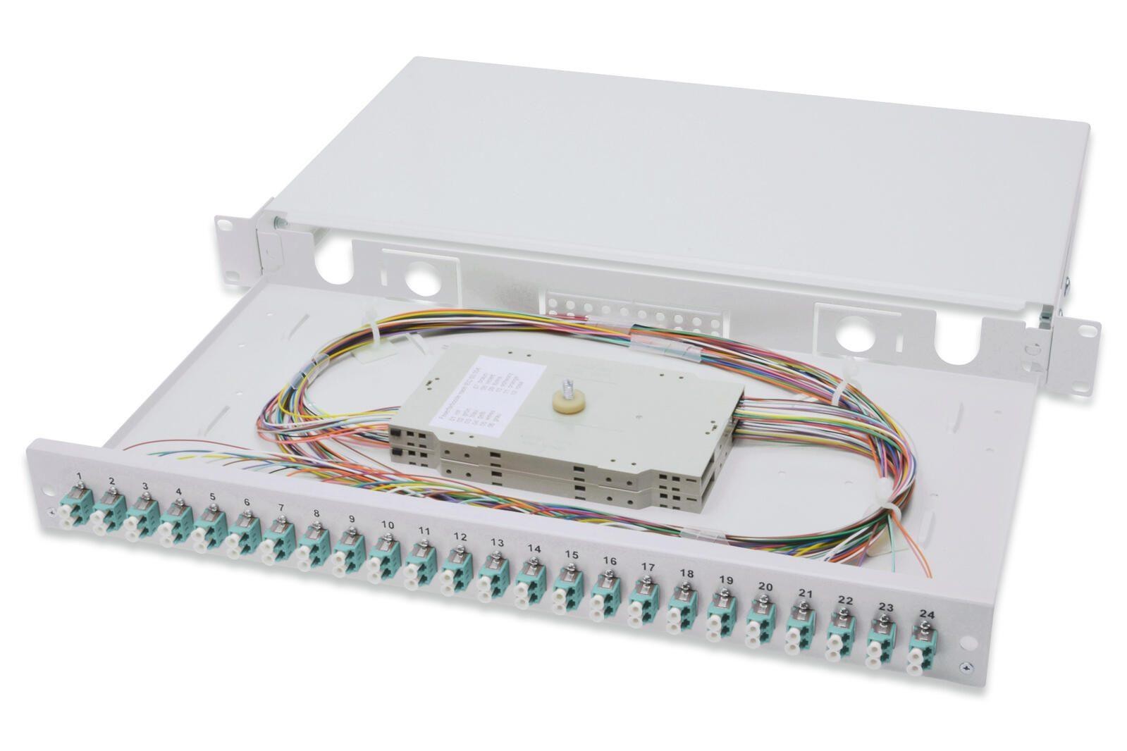 Digitus Boîtier dépissure à fibre optique, équipé, LC, OM3 -