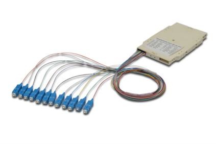Digitus Splice cassette with 12 pigtails, pre-assembled, SC, OM4 -
