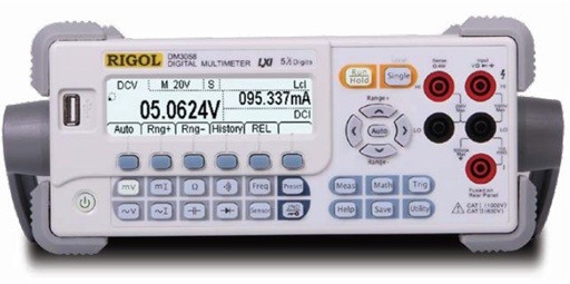 Rigol DM3058E Tisch-Multimeter digital CAT II 300V Anzeige (Counts):