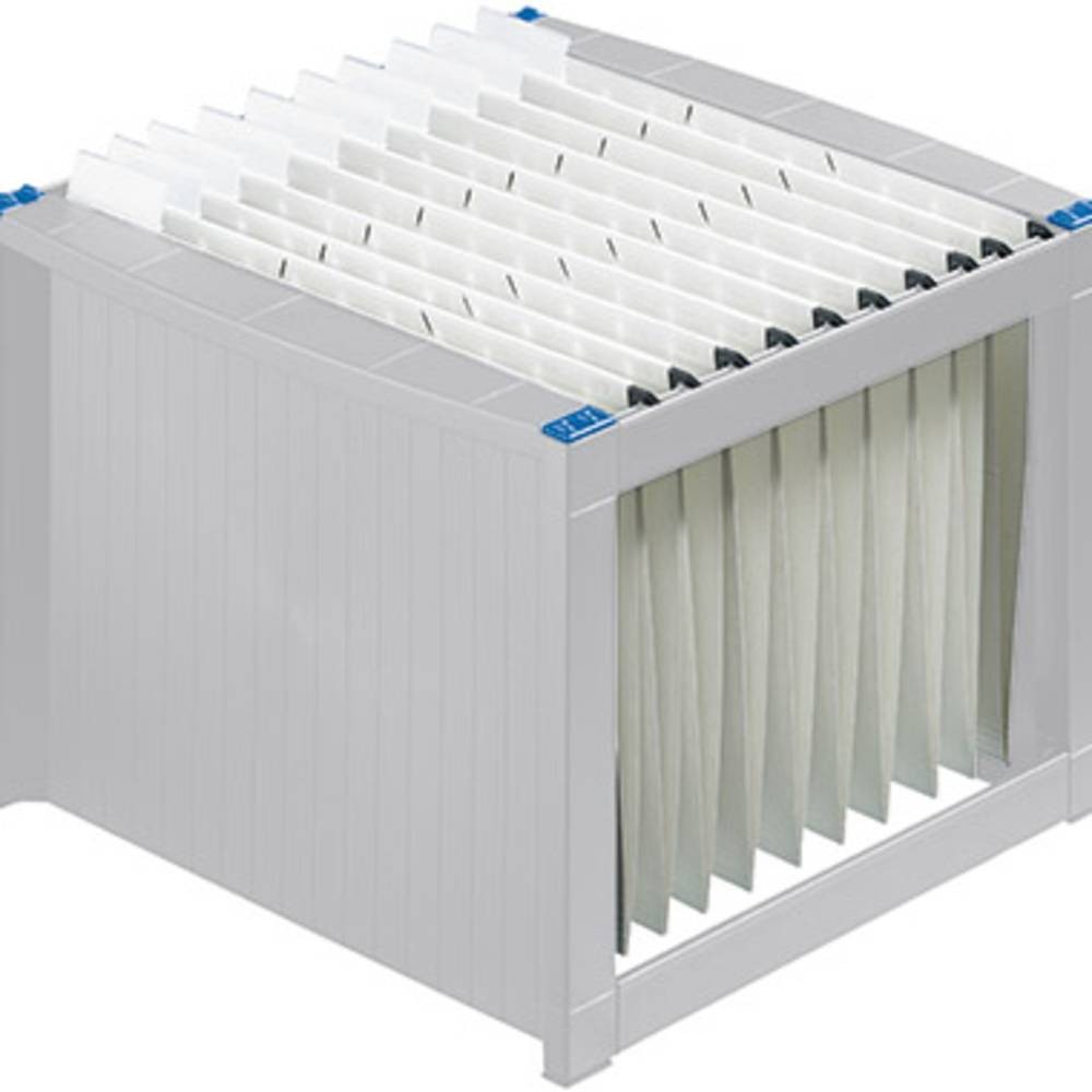 Helit H6110084 bandeja de escritorio/organizador Plástico Azul,