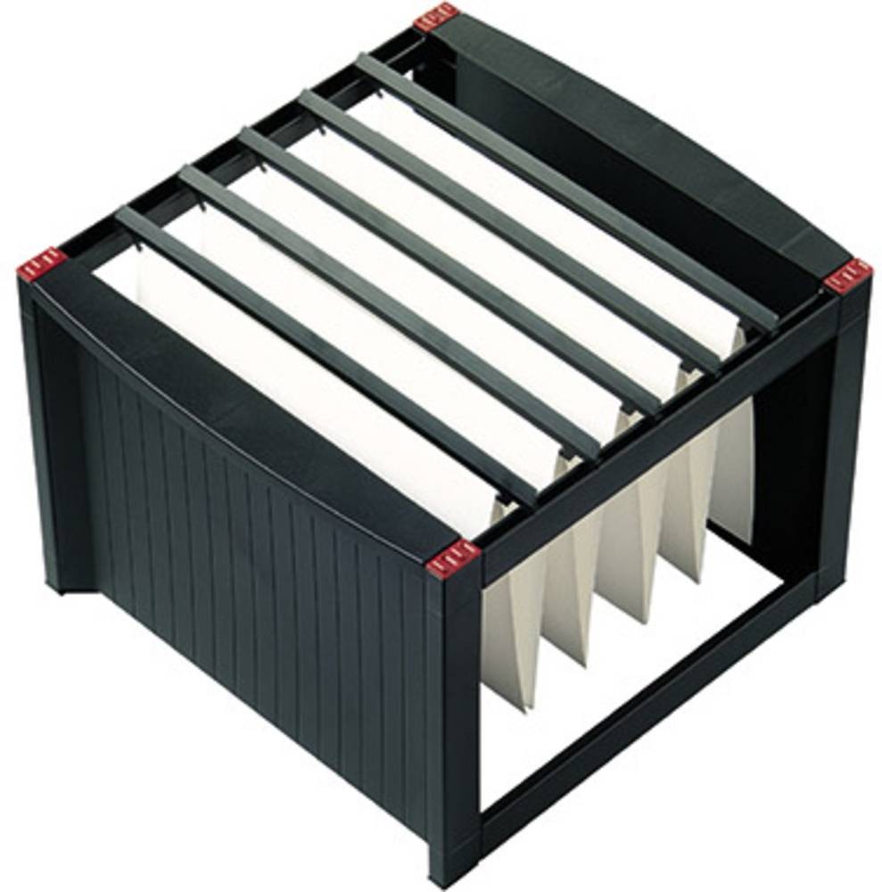 Helit H6110092 desk tray/organizer Plastic Black, Red - Helit