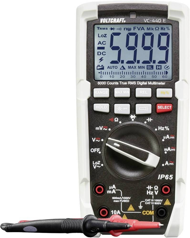 VOLTCRAFT VC-440 E Hand-Multimeter kalibriert (ISO) digital