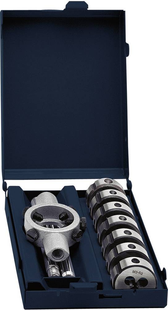 Exact 70418 Schneideisensatz 8teilig HSS metrisch M3, M4, M5, M6, M8,