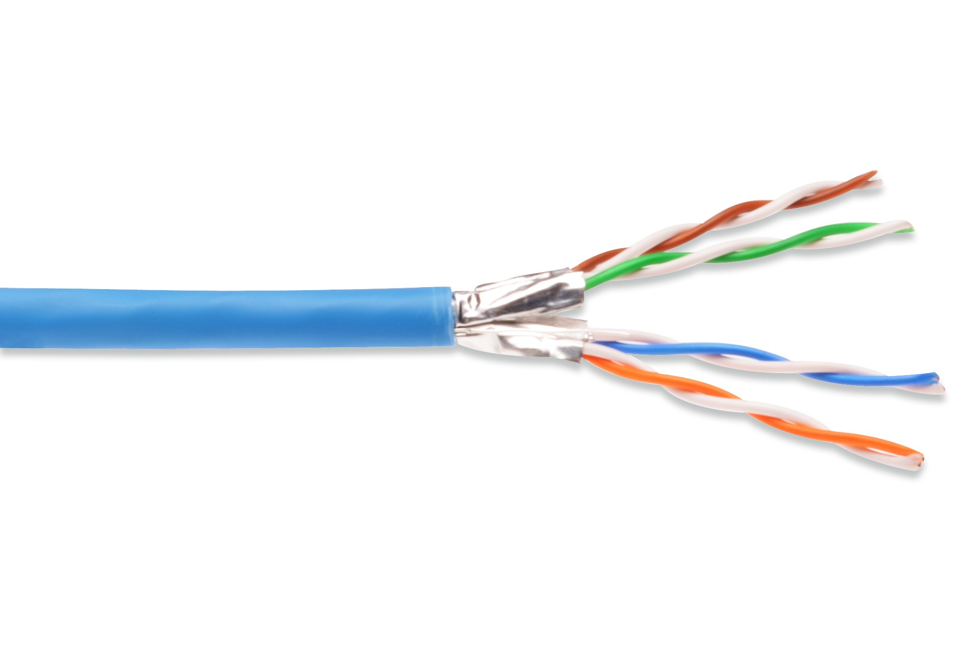 Digitus CAT 6A U/FTP installation cable, 100 m, simplex, Eca -