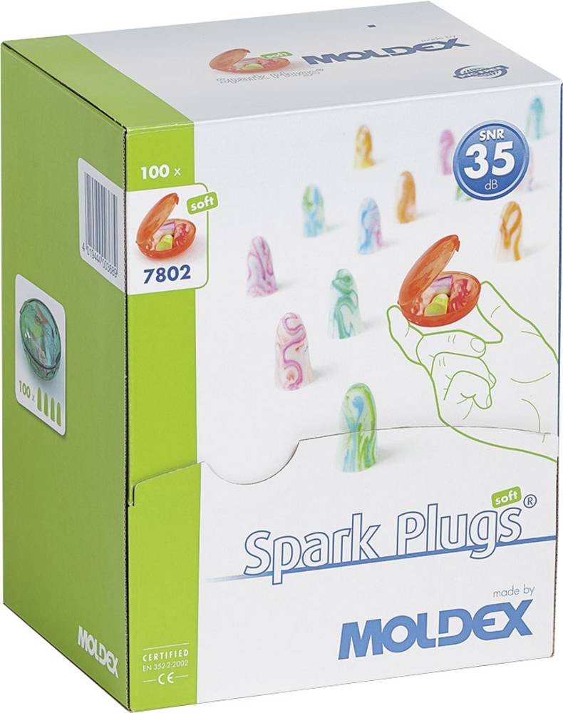 Moldex 780201 SPARK PLUGS Gehörschutzstöpsel 35 dB einweg EN 352-2