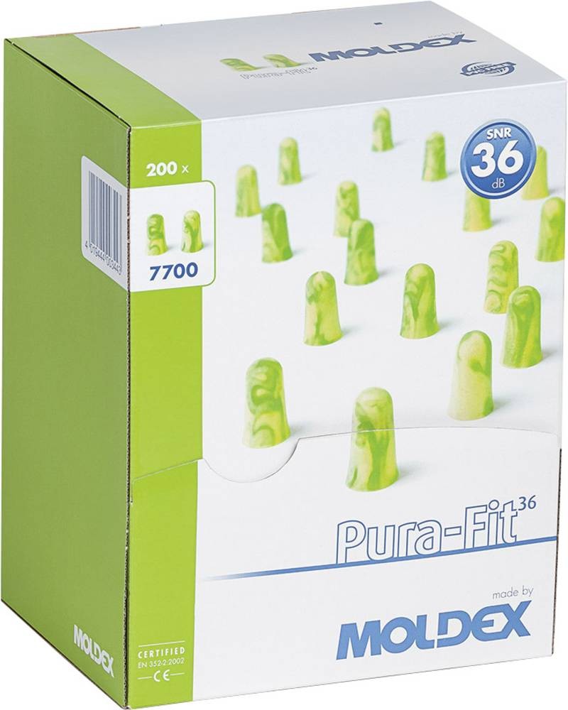 Moldex 770001 Pura-Fit Gehörschutzstöpsel 35 dB einweg EN 352-2 200