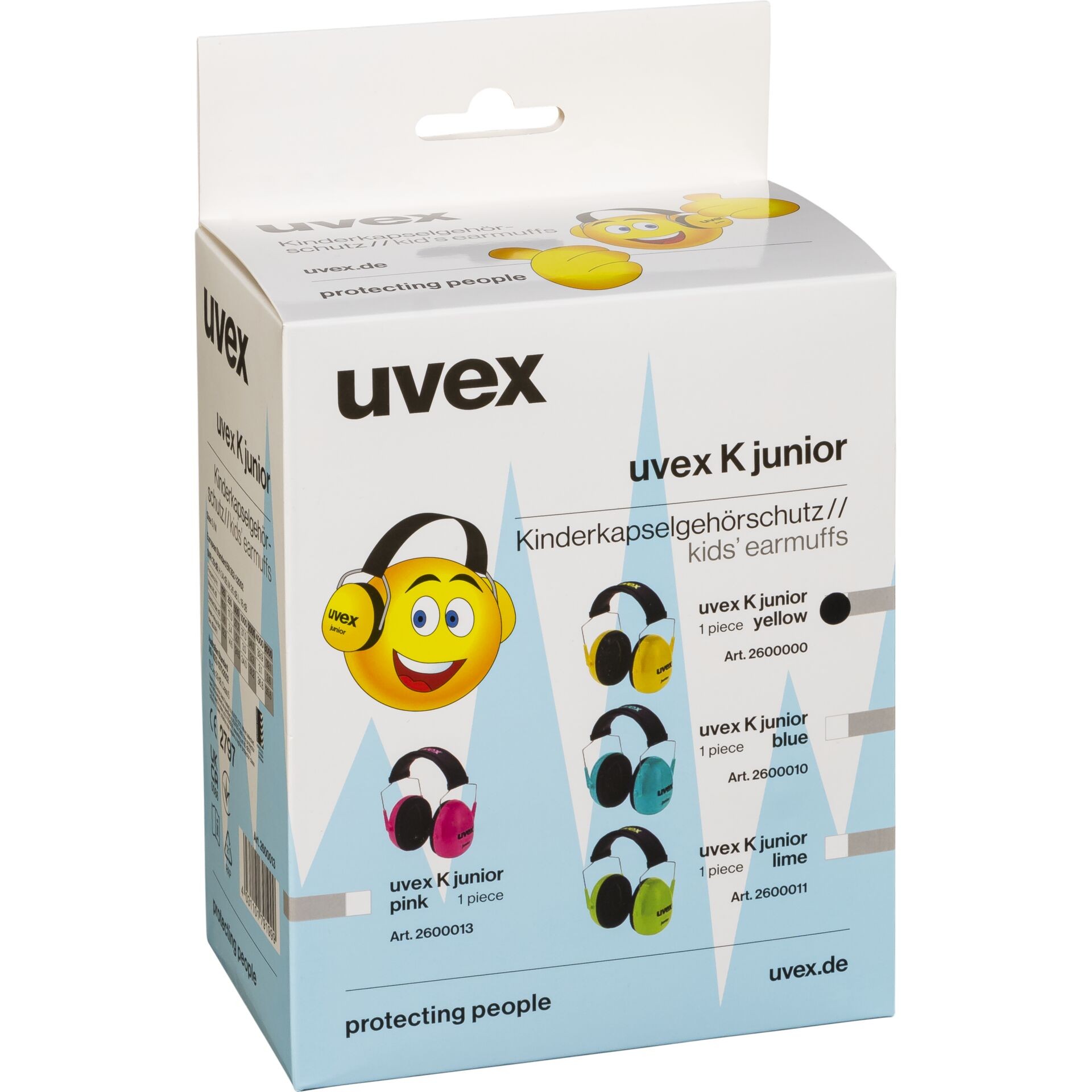 Uvex 2600000 hearing protection headphones - Uvex 2600000