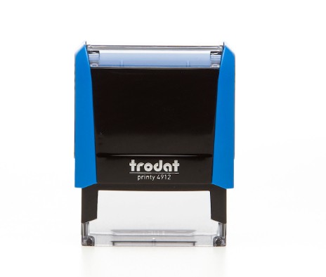 Trodat 4912 - Trodat 4912, 47 x 18 mm, Black, Blue, 1 pc(s)