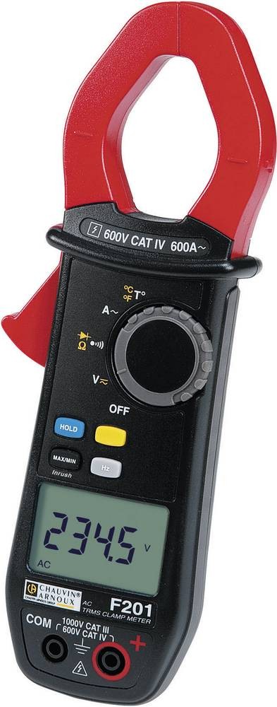 Chauvin Arnoux F201 Stromzange digital CAT III 1000 V, CAT IV 600V