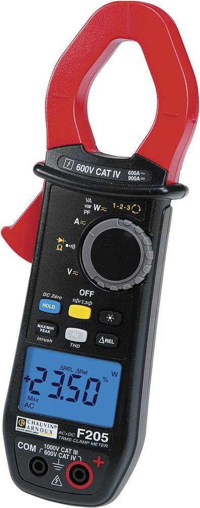 Chauvin Arnoux F205 Stromzange digital CAT III 1000 V, CAT IV 600V