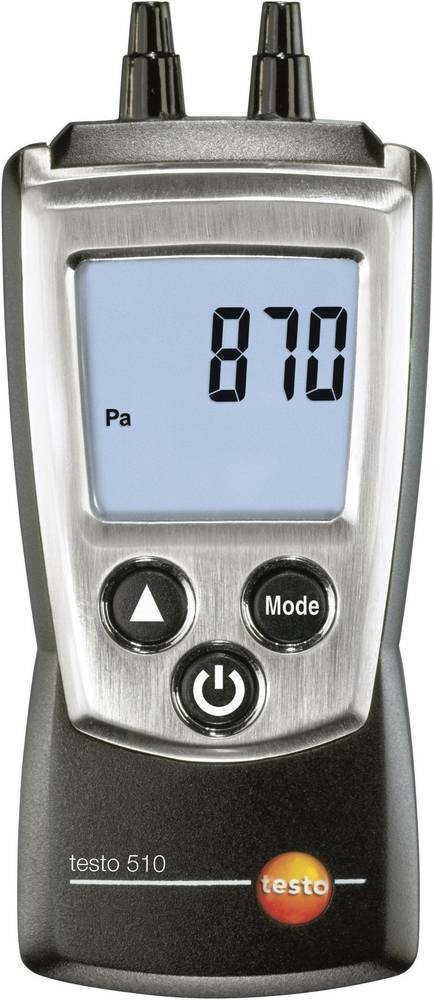 Testo 510 Druck-Messgerät Luftdruck 0 - 100hPa Magnetische back side