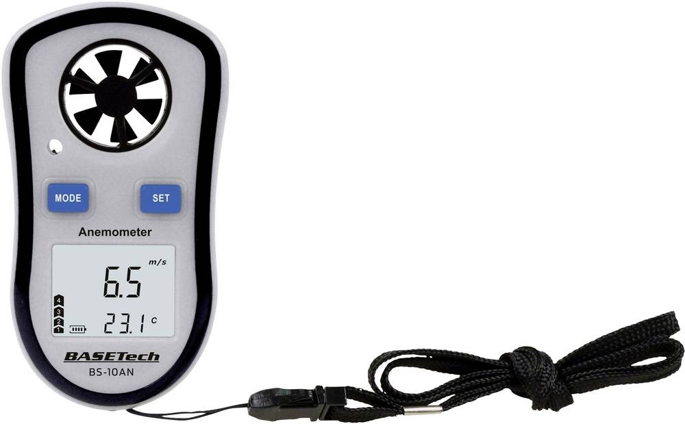 Basetech BS-10AN Anemometer 0.1 up to 30 m/s with