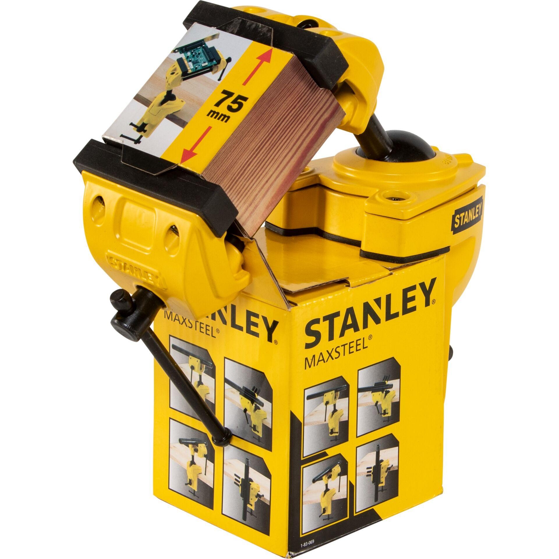 Stanley MaxSteel Multiachsen Schraubstock. Typ: Handschraubzwinge,