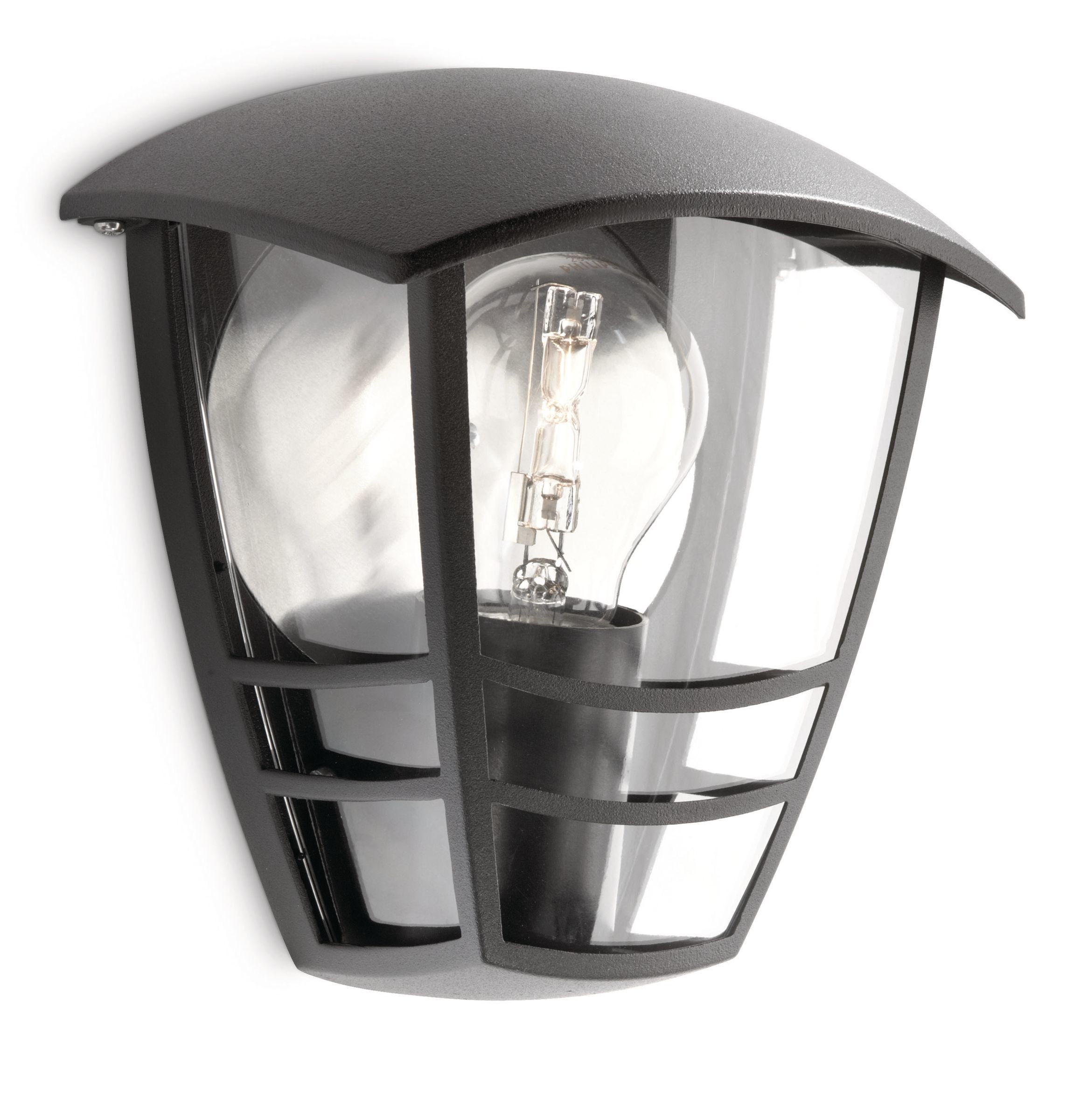 Signify Philips myGarden Wandleuchte Creek exkl LM 1x60W Schwarz