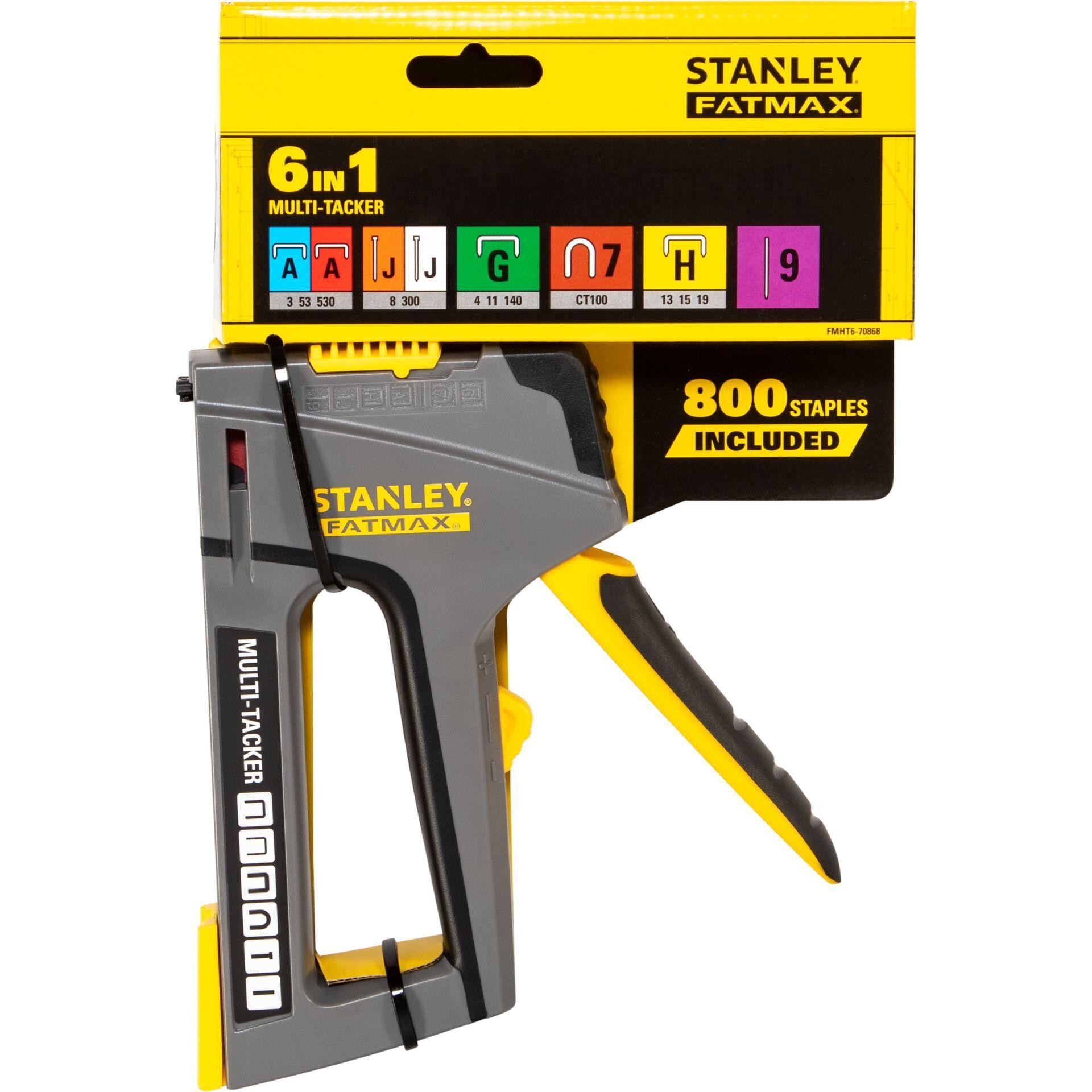 Black & Decker FMHT6-70868 Noir, Jaune agrafeuse - Black & Decker