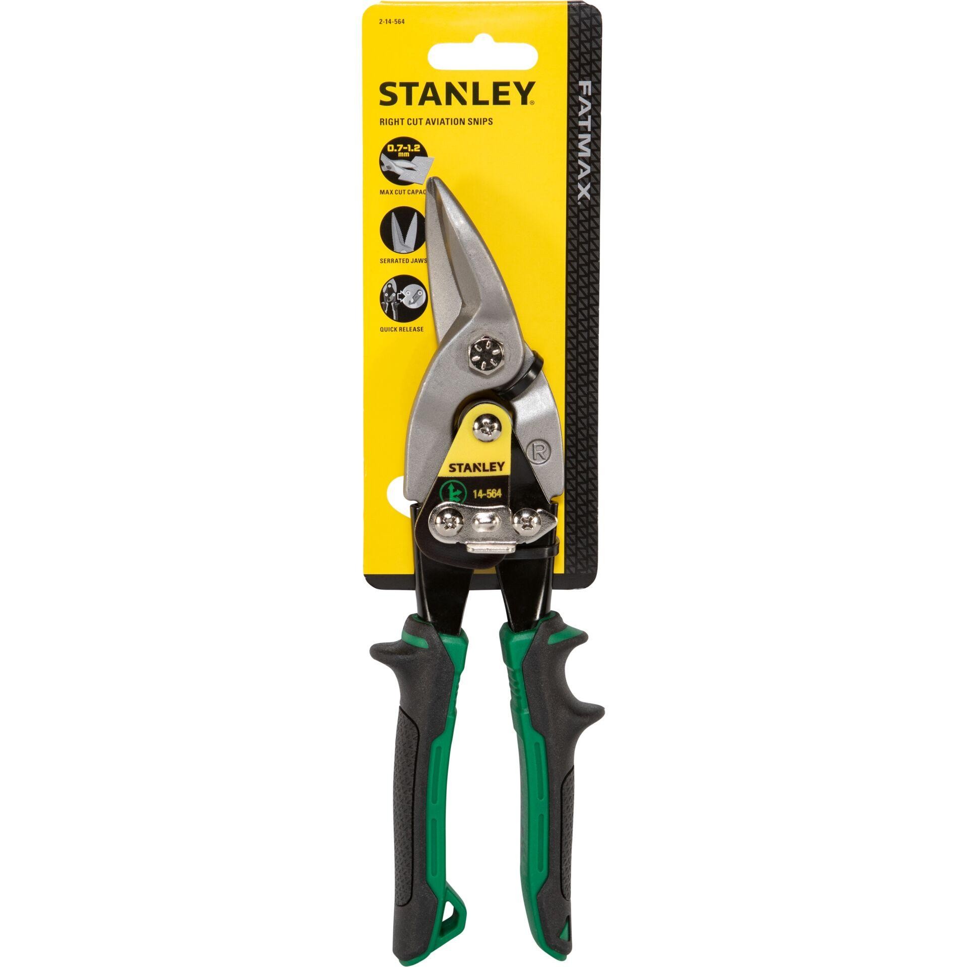 STANLEY Blechschere MaxSteel right 250mm 2-14-564